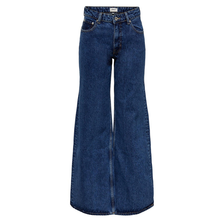 Women's 5-pocket wide leg jeans