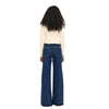 Women's 5-pocket wide leg jeans