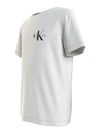 Chest monogram white t-shirt for boys