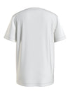 Chest monogram white t-shirt for boys