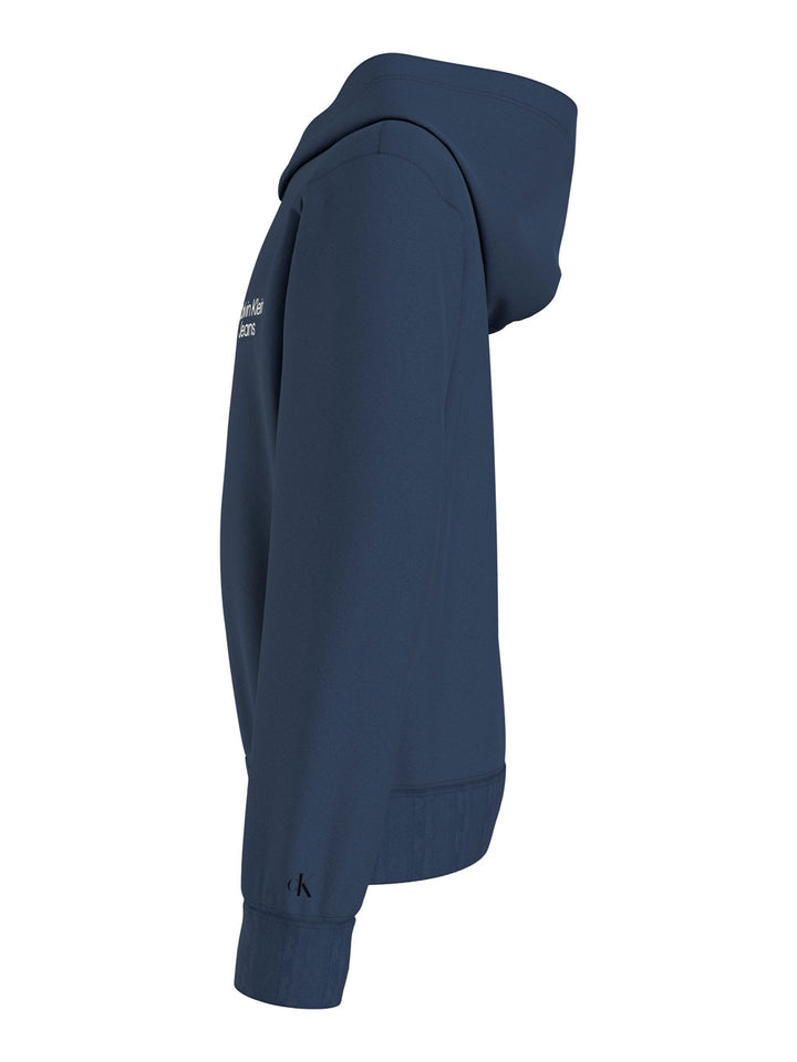 Felpa cappuccio bambino stack logo