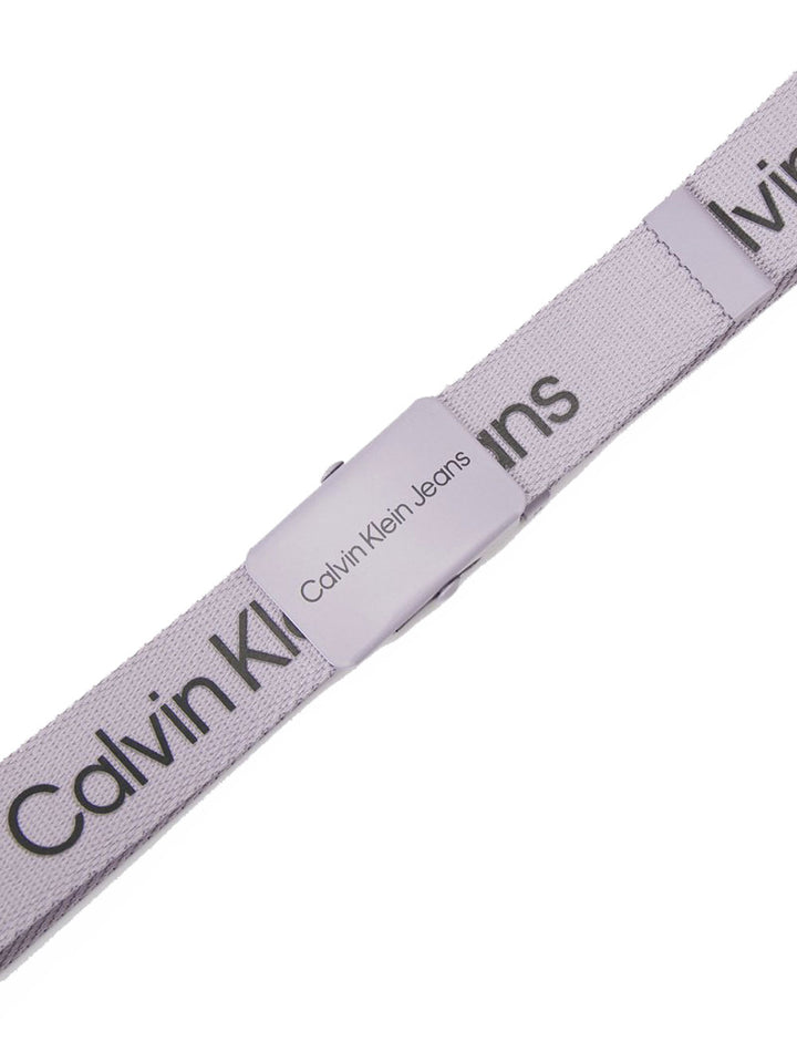 Canvas logo girl belt