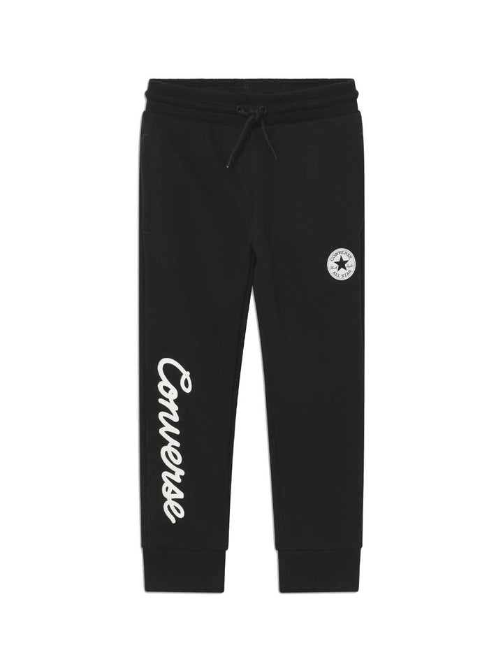 Converse unisex kids tracksuit pants black