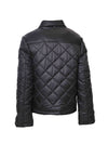 Daniele Alessandrini padded eco-leather jacket for boys
