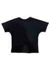 Disclaimer kids t-shirt manica corta ragazza nero
