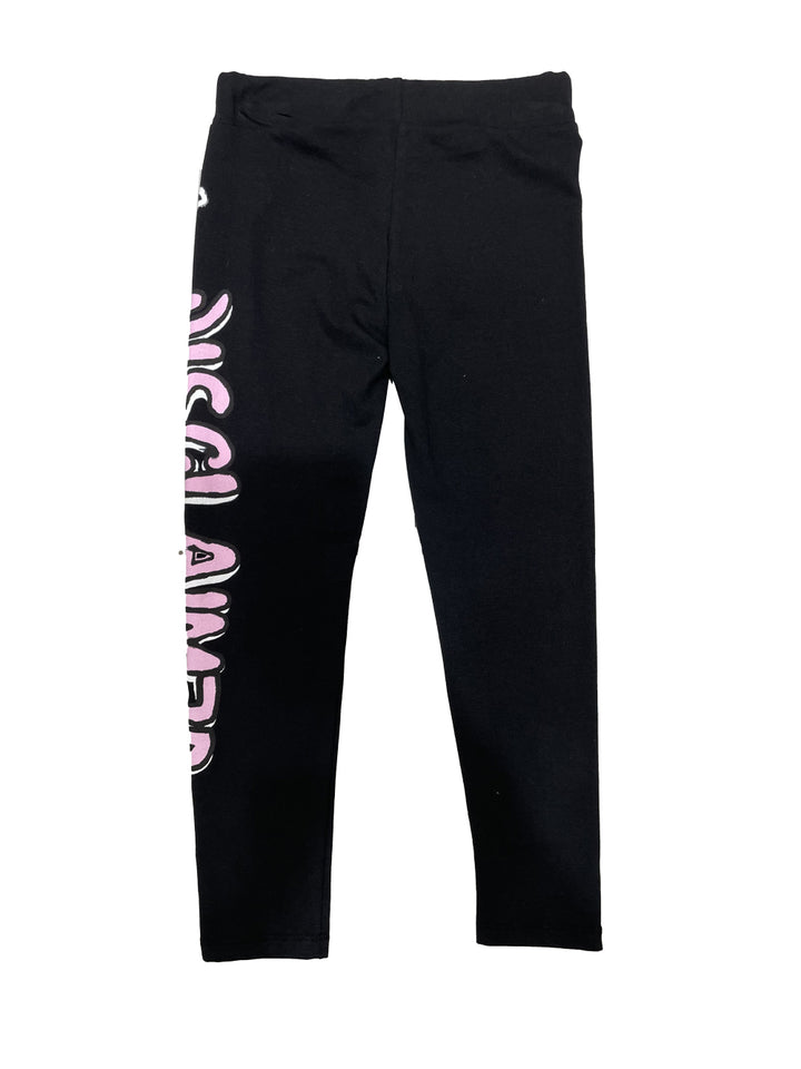 Disclaimer kids leggings bambina logo