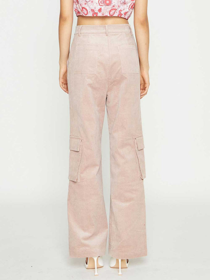 Glamorous pantalone da donna cargo rosa