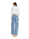 Glamorous jeans tasconi donna gamba larga