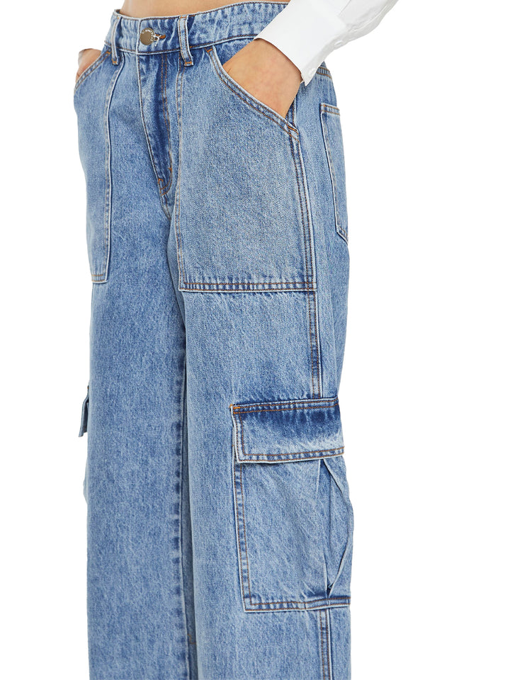 Glamorous jeans tasconi donna gamba larga