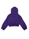 Hinnominate felpa cropped ragazza purple
