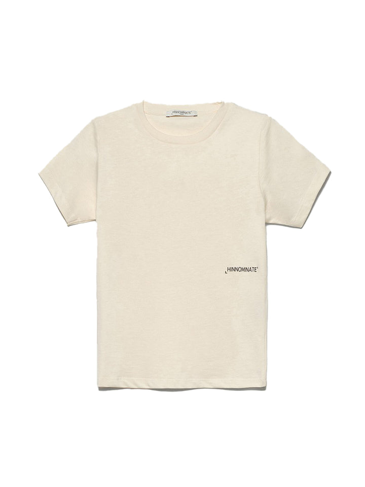Hinnominate t-shirt bambina manica corta burro