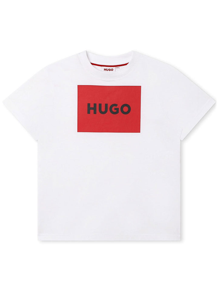 Hugo t-shirt bambino logo quadrato