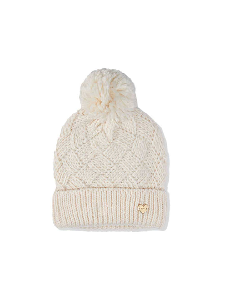 Mayoral cappello bambina tricot panna