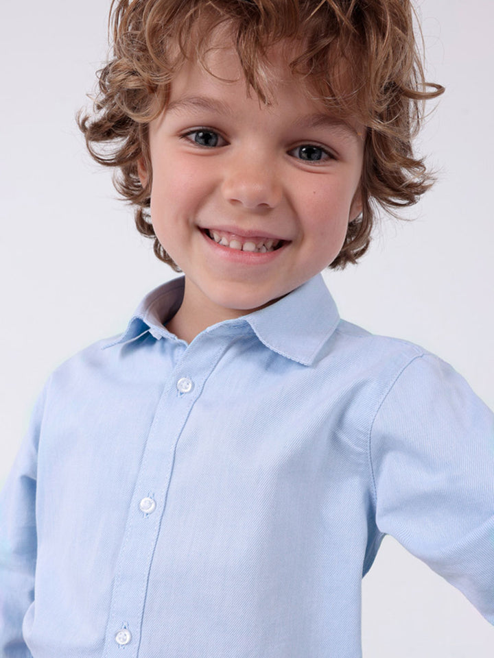 Mayoral camicia bambino celeste