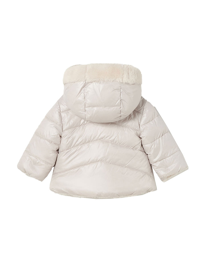 Mayoral giubbotto bambina reversibile beige