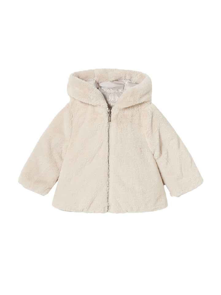 Mayoral giubbotto bambina reversibile beige