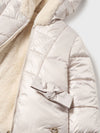 Mayoral giubbotto bambina reversibile beige