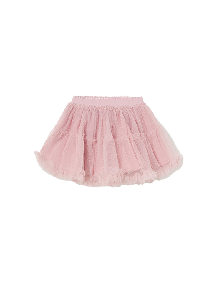 Mayoral gonna in tulle bimba rosa