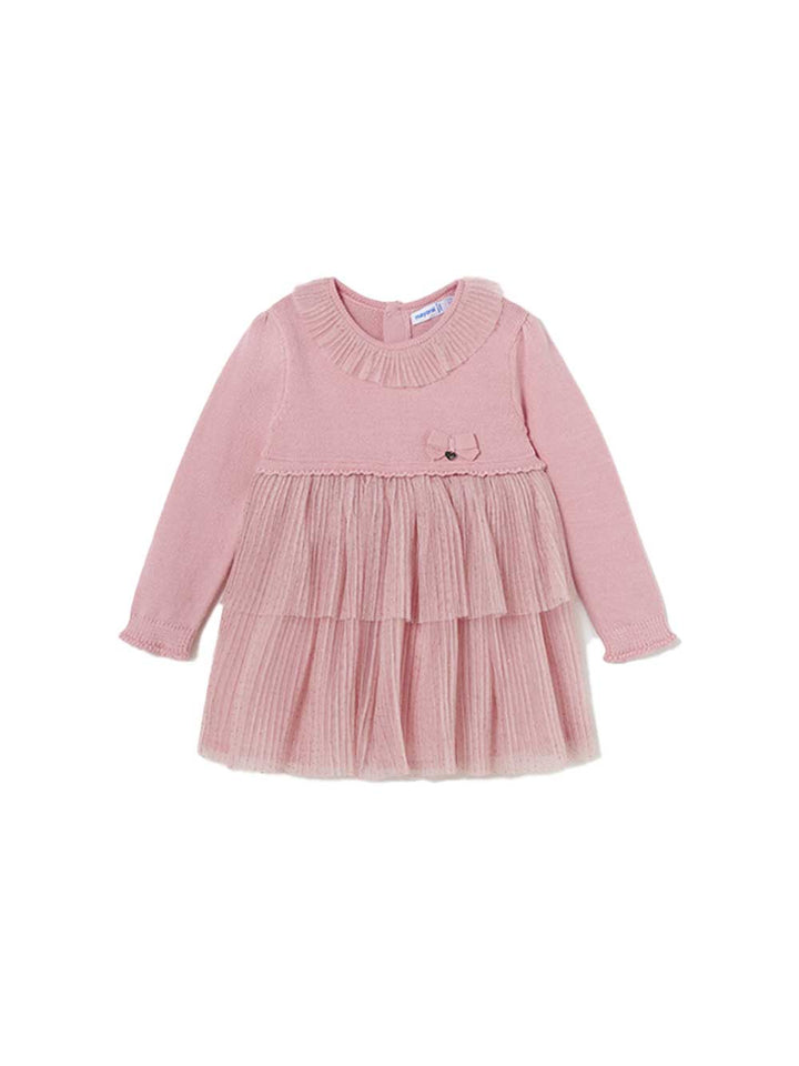 Mayoral vestito bambina tulle rosato