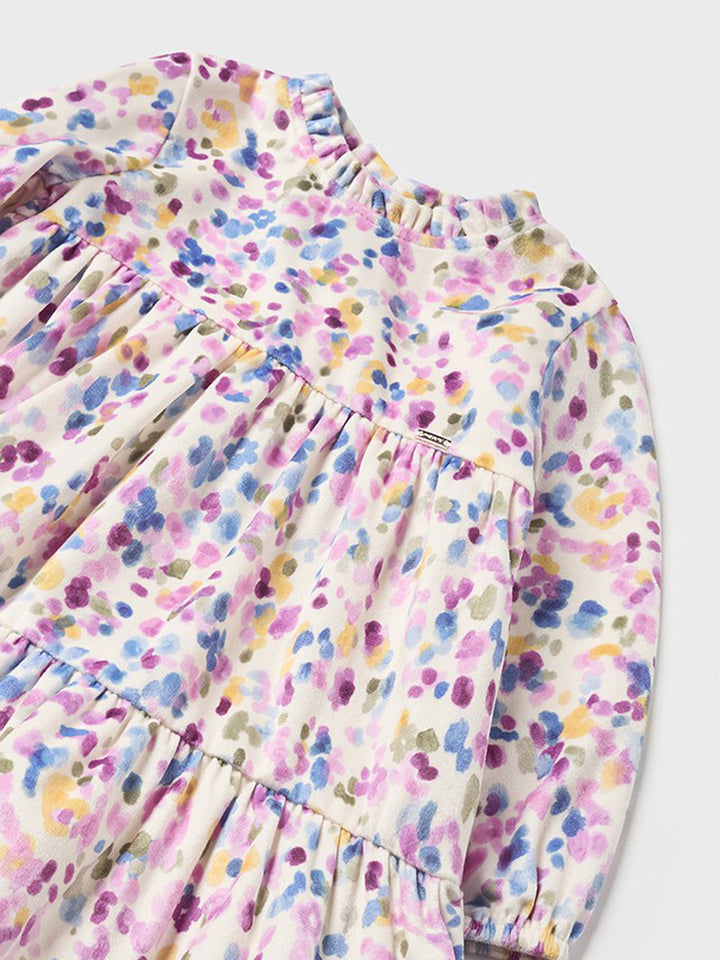 Mayoral printed dress for girls