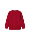 Mayoral red crew neck sweater for kids