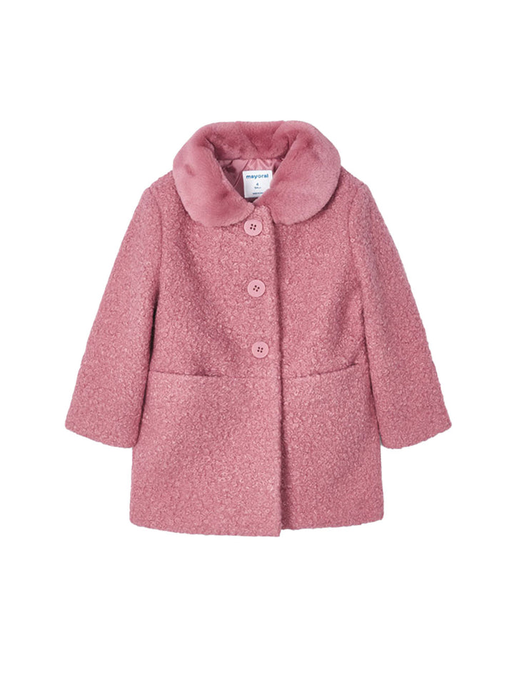Mayoral coat girl rich fur collar