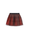 Mayoral gonna in tulle scozzese
