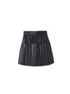 Mayoral skirt girl black eco leather