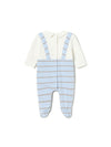 Mayoral newborn pagliaccetto salopette imbottito righe