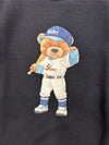 Never Too children's crewneck sweatshirt with teddy bear