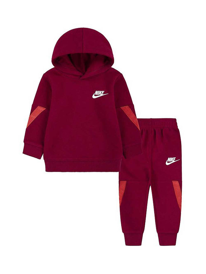Nike kids tracksuit burgundy