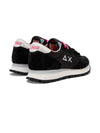 Sun68 Ally Solid black nylon women's sneakers