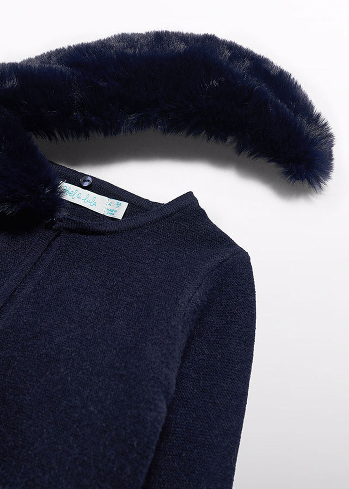 Cardigan ABEL E LULA da BAMBINA - Marino