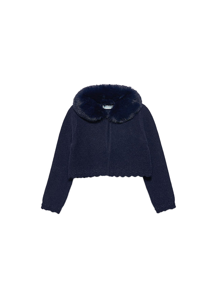 Cardigan ABEL E LULA da BAMBINA - Marino