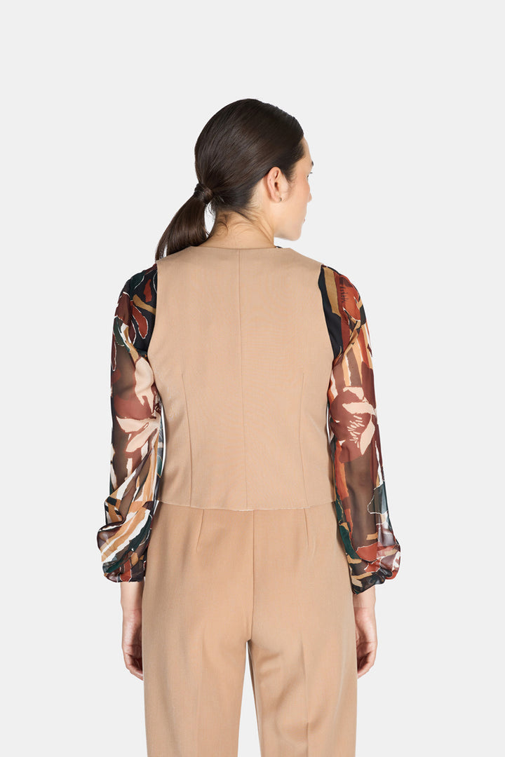 Gilet ARTIGLI da DONNA - Cammello