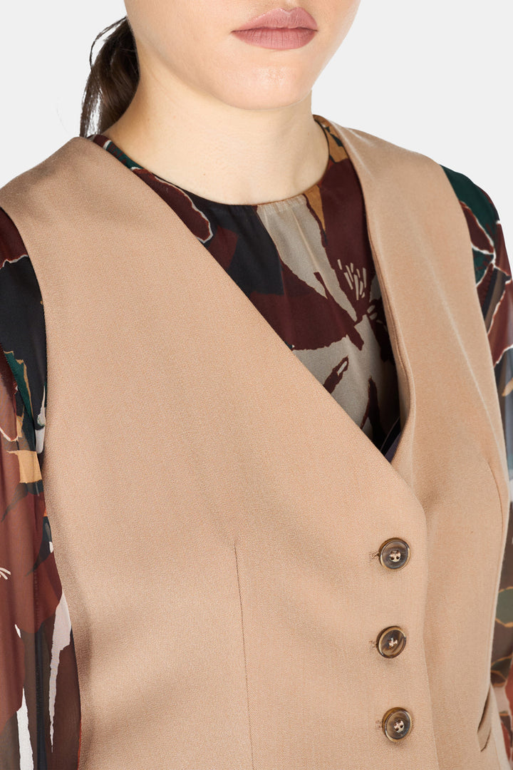 Gilet ARTIGLI da DONNA - Cammello