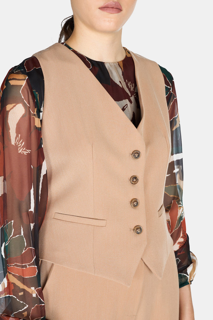 Gilet ARTIGLI da DONNA - Cammello