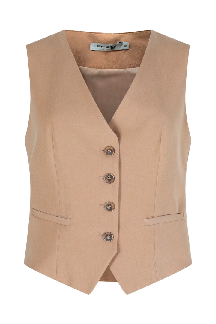 Gilet ARTIGLI da DONNA - Cammello