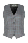 ARTIGLI Vest for WOMEN - Teal Grey