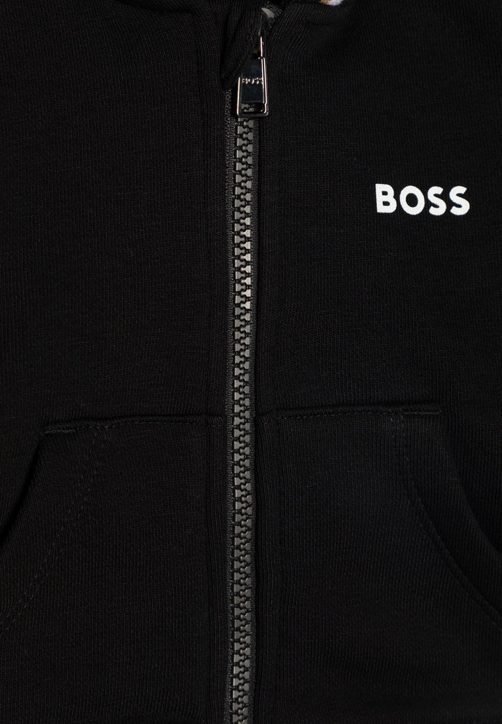 BOSS Cardigan BOSS da BAMBINO - Black