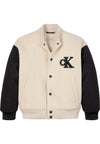 Giubbotto CALVIN KLEIN JEANS da BAMBINO - Oatmeal Heather