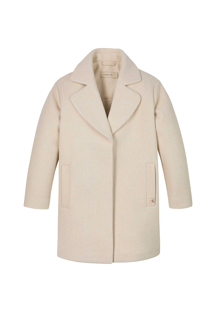 CALVIN KLEIN JEANS Coat for GIRLS - Oatmeal Heather