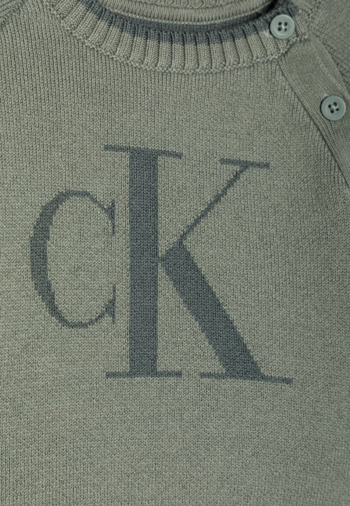 Felpa CALVIN KLEIN JEANS da BAMBINI - Meteor Green