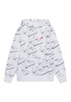 JORDAN Felpa JORDAN da BAMBINO - WHITE
