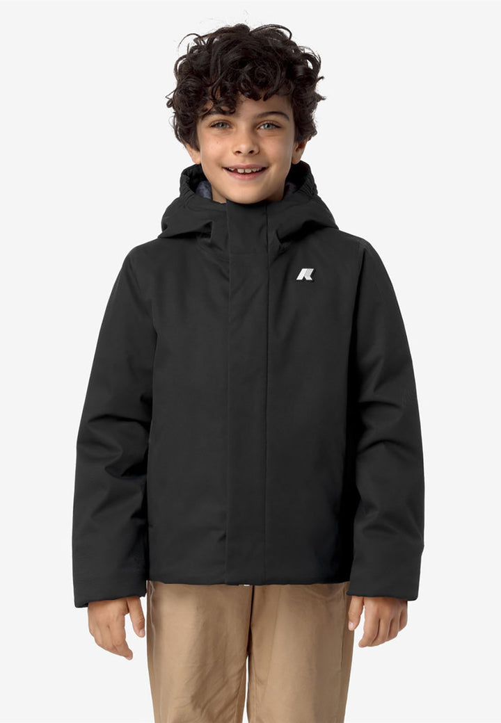 Giubbotto K-WAY da BAMBINO - Black pure