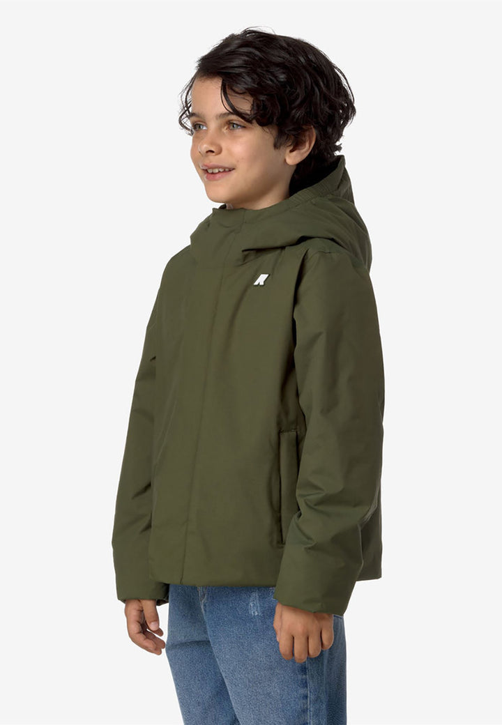 Giubbotto K-WAY da BAMBINO - Green Cypress