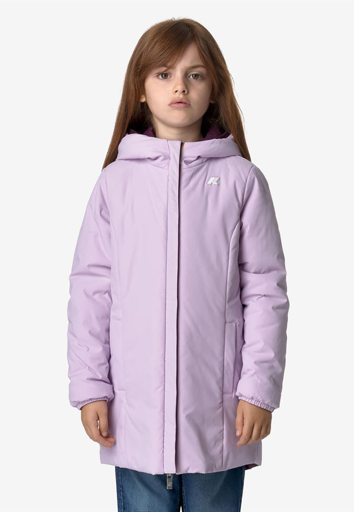 Giubbotto K-WAY da BAMBINA - Violet Dk Purple