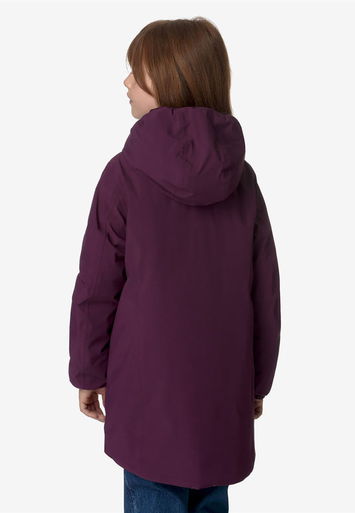 Giubbotto K-WAY da BAMBINA - Violet Dk Purple