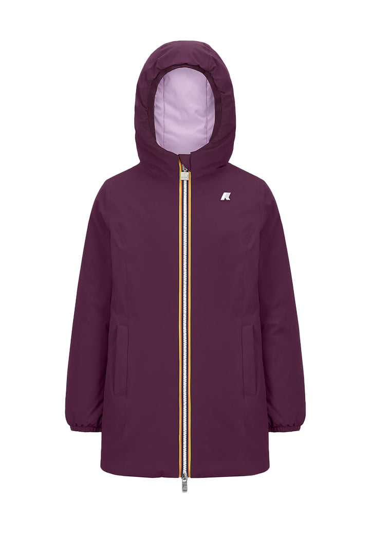 Giubbotto K-WAY da BAMBINA - Violet Dk Purple