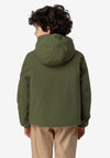 K-WAY Jacket for CHILDREN - Green Cypress - Beige
